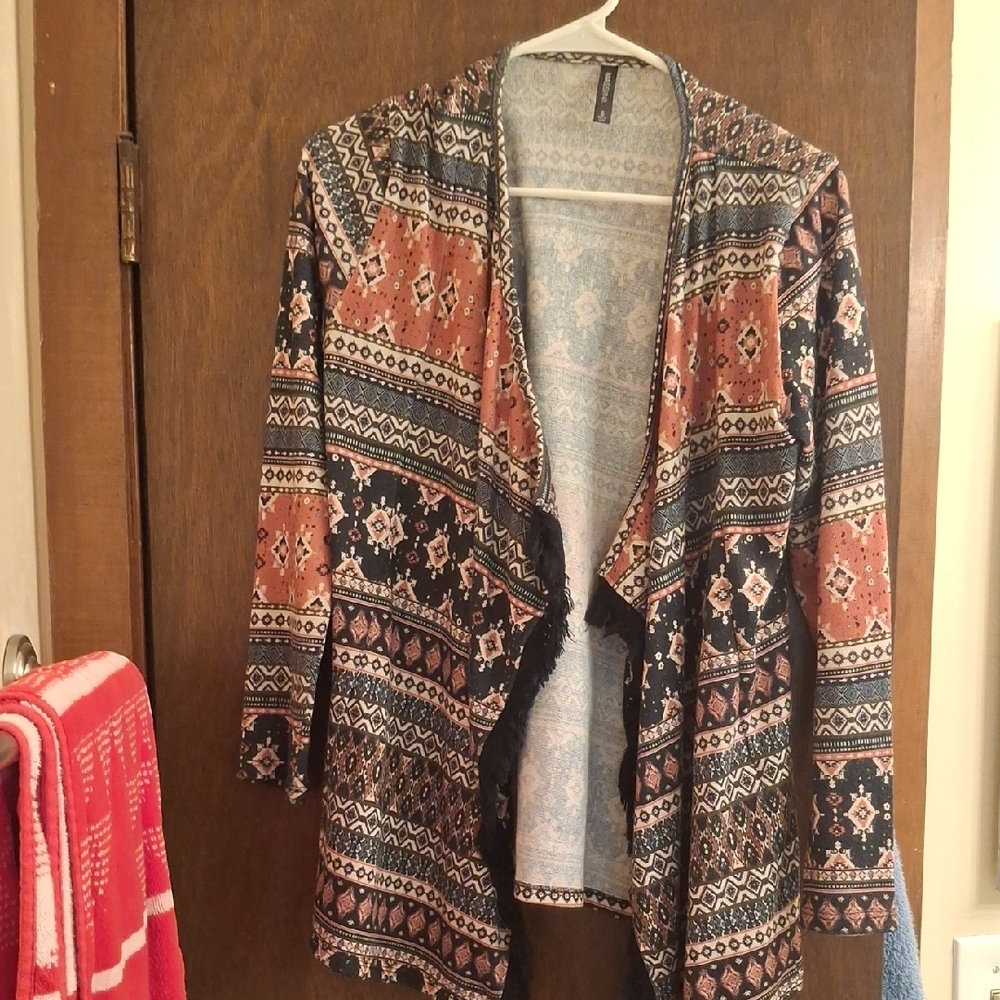 Massini Multicolor Patterned Cardigan